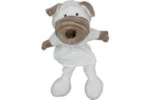 Proumhang Hand Puppets With Full Body for Kids,Animal Hand Puppets Farm Theme Puppets Toys Set,Plush Pretend Toys Zoo Friends Puppet Theatre with Movable Open Mouth,35cm,Dog