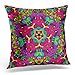 Produktbild Wnocd Throw Pillow Cover Abstract Green Cat 60S Hippie Psychedelic Trippy Acid Decorative Pillow Case Home Decor Square 18x18 Inches Pillowcase