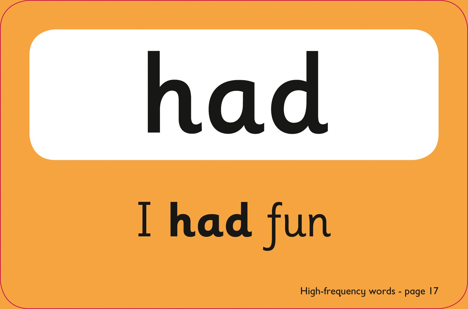 High Frequency Words Flashcards Ideal for home learning (Collins Easy