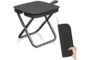 XLZJYIJ Campinghocker Faltbar, Mini Camping Hocker, 32 cm Kleiner Tragbarer Klapphocker, Hocker Klappbar für Wandern Garten Angeln Grillen Strand