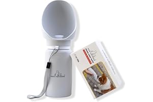 H&A PETCARE® Silicone Dog Water Bottle for Walking, Leak Proof Travel Bottle With Extra Wide Cup, Foldable and Collapsible Portable Design