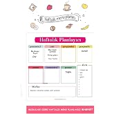 Holdable Paper Weekly Magnet Planner Menu Magnet Writing Board Refrigerator Magnet Board 30x30 Cm +Pen