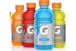 BLISSIFY Gatorade Perform 591ml - 4 Bottles Variety Pack - Cool Blue, Fruit Punch, Orange & Lemon Lime…