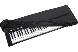 DECORDWELL Couvercle anti-poussière pour clavier de piano – Couverture électronique, couvre-clavier pour piano numérique, idéal pour Yamaha, Casio, Roland, Williams et autres
