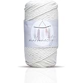 Taranan Makrome İpi 3mm Tek B&uuml;k&uuml;m Taranabilir Pamuk Makrome İpi Makrame İpi (Ekru)