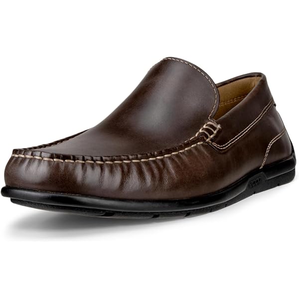 Ecco Men\'s Classic Moc 2.0 Venetian Leather Loafers Coffee Size 41 EU/7-7.5 US CLASSIC MOC 2.0 - ECCO.com main image 4