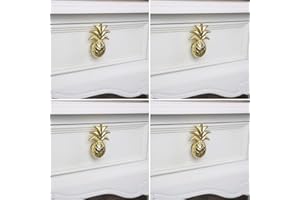 Melody Maison Set of 4 Gold Pineapple Drawer Knobs