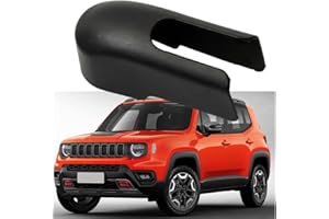 Riloer Tappo di ricambio per braccio tergicristallo posteriore, materiale PBT, per tergicristallo posteriore, Compatibile con Jeep Renegade 2015-2022, Cap posteriore tergicristallo Braccio Dado