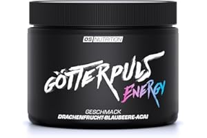 ‎OS NUTRITION OS NUTRITION Götterpuls Energy 270 g | 45 Energy Drinks pro Dose (Drachenfrucht-Blaubeere-Acai)