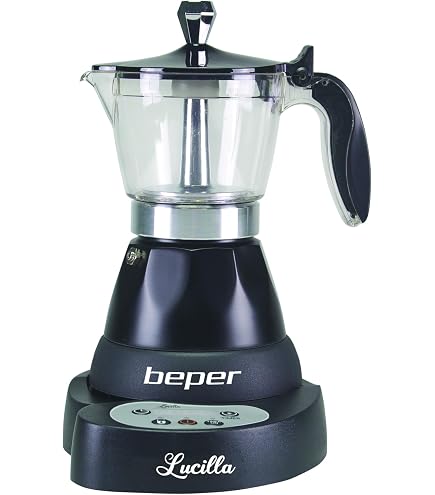 Elektrische Mokka-Kaffeemaschine – Programmierbar Mit Timer, Für 1–3 Tassen, Hält Kaffee 30 Min Warm, 400W