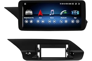 HIZPO Radio de Coche Estéreo de 10,33 Pulgadas para Mercedes Benz W212 Clase E E200 E230 E260 E300 S212 (2013-2014) NTG 4.5, 4+32GB Pantalla táctil QLED 1600 x 7200 con Bluetooth SWC DSP