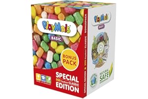 PlayMais BONUS PACK Basic per bambini a partire dai 3 anni | Giocattolo con 500 Playmais l Stimola la creatività e le abilità motorie