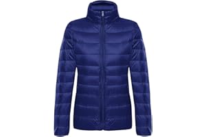Pengniao Abrigo Plumas Ultralight Mujer Plumiferos Ligeros Mujer Abrigos Plumon Acolchado Chaqueta Plumifero Ligero Corto Señora Ultraligero Chaquetas Invierno Cazadoras Chaquetones Tallas Grandes