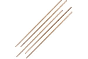 KAGM 5er Set Gerätestiel Holzstiel Besenstiel Ersatzstiel 120 cm Ø 27 mm mit Konus
