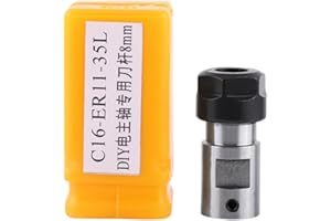 YUMILI Collet ER11 Chuck Motor Eje Eje de extensión Varilla interior 8MM Herramienta de cambio rápido Juego de tuercas de pinzas para fresado CNC