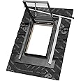Sunlux 47cm x 73cm Top Hung Skylight Access Roof Window with Integrated Flashing and underfelt Collar