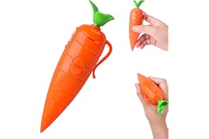 DEWPPXI Karotten Aufnahme Stift, 60 Sekunden Karotten Kugelschreiber mit Wiedergabe und Aufnahmefunktion, Karottenförmiges Aufnahmegerät – Lustiges und kreatives Geschenk für Kinder, Schüler (1 Stück)