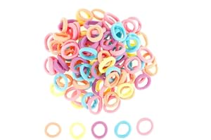 100 st hårband för småbarn flickor mjuka elastiska hårband baby sömlösa band för barn elastan barn