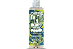Faith in Nature Bagnodoccia Naturale all'Alga Marina & Agrumi, Disintossicante, Vegano e Non Testato su Animali, Senza SLS e Parabeni, 400 ml
