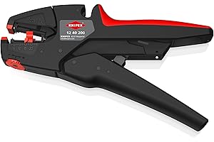 KNIPEX 12 40 200 Pelacables autoajustable, 200 mm, Negro