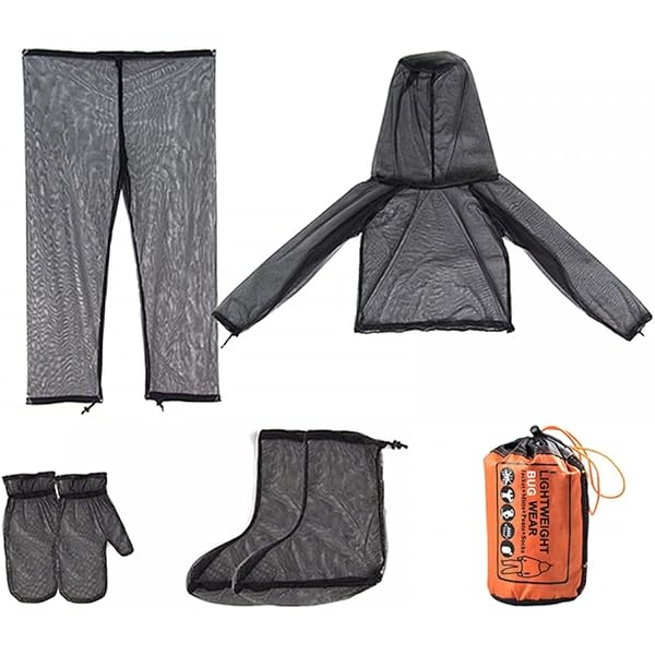 Combinaison Anti-mouches En Maille Respirante - Veste Et Pantalon Avec Sac De Transport, Pour Randonnée, Camping, Protection Contre Les Insectes