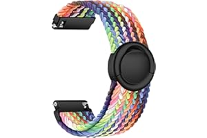 Issinlky 18MM 19MM 20MM 22MM Nylon geflochtene armband, Quick Release elastische Runde Schnalle armband für Frauen Männer