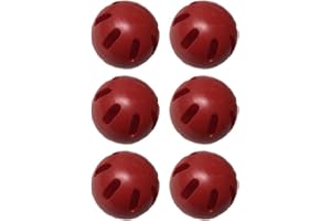 Wiffle - Wiffle Ball Pack of 6 Exclusive Red Wiffle Ball Color - includes 6 wiffle balls !