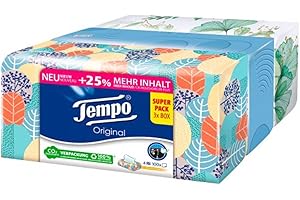 ‎TEMPO Tempo Taschentücher Trio-Box, 3 x 80 Tücher (240 Tücher)