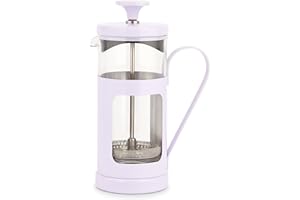 La Cafetière Monaco verre/acier inoxydable 3 tasses (Lavande) Cafetière