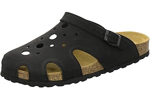 AFS-Schuhe 3093 Sabots en Cuir pour Homme - Chaussons Confortables fermés - Pantoufles de Travail Pratiques - Pantoufles Tendance pour la Maison - Fabriquées en Allemagne