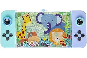 DUCKIEZ Games Console Retro Water Game. 2 button design. Re-live your youth with these fun and sometimes frustrating water game. Perfect party bag filler! (Jungle, 1, Count)