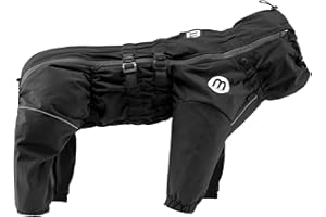 Mikki Doodles, Płaszcz przeciwdeszczowy dla psa, wodoodporny, wiatroszczelny, jedwabista podszewka, mniej tarcia oznacza mniej węzłów i plątaniny, rozmiar XL