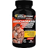 Italian Elite® Integratore Brucia Grassi Elite Extreme. 120 caps Termogenico, Dimagrante, Drenante, Energizzante, Detox, Ment