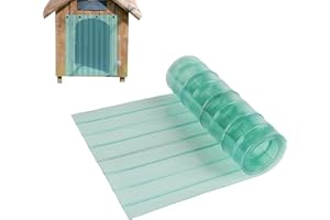 Vigcebit Door Replacement Flap - Door Strips Doggie Door Flaps,Pet Safe Transparent Strip Eco-Friendly, Dog House Door Flap Strip, Dog & Cat Door