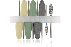 TAIDDA Polisseur, kit de fraises de polissage à base de résine de silicone à spin solide avec acier tungstène, meulage pour métal honorable pour résine de céramique honorable