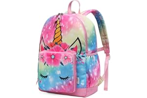 VASCHY Kids Backpack, Lightweight School Bag Water Resistant Toddler Backpack