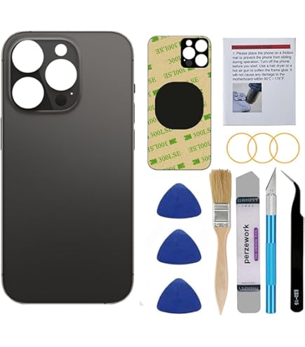 Sierra Blue Back Cover Glass For IPhone 13 Pro Ax With Large Caera Hole, 334095287422 - View #4