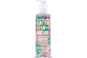 Faith In Nature Natural Lavender Dog Shampoo, Vegan & Cruelty Free,No SLS,Silicones or Parabens, Deep Cleansing, For Dirty Dogs, 400ml