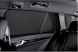 CARSHADES CAR SHADES Set de Compatible avec Skoda Octavia IV (NX5) Kombi 2020- (6-pièces), Noir