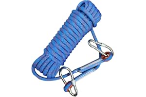 YIHHOW Boat Marine Rope for Boating, Fishing, Rafting, Camping, Hiking, Hunting, Canyoneering, Mooring, Floating, Rescue, Knotting Practice with hook