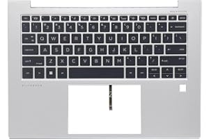 ESEEGOO New Palmrest for HP EliteBook 840 G9 G10 845 G9 G10 N09058-001 N45442-001 Upper Case with Backlit Keyboard