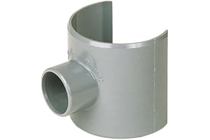 Selle de raccordement PVC gris Femelle Ø 100 40 mm Girpi