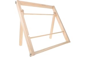 EASNEA Organiseur de ruban en bois pour ruban de rangement, support de rouleau de ruban, organisateur de couture, organisateur pour ruban, emballage cadeau, rouleaux de vinyle, travaux manuels (2 couches)