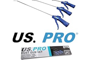 US PRO 3pc Air Dust Gun Set 100mm/300mm/500mm with Plastic Grip Handles 8779