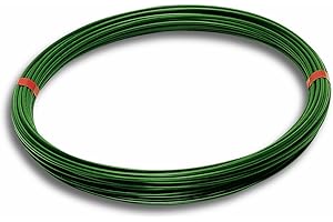 Chapuis FIT20 Filo di tensione - Acciaio plastificato - Diametro esterno 2,7 mm - Lunghezza 20 m - Verde