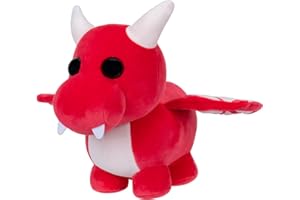 Adopt Me! Collector Plush - Dragon - Series 4 - Legendary In-Game Stylization Plush - Exclusive Virtual Item Code Included - Toys for Kids Featuring Your Favourite Pet, Ages 6+