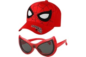 FISAPBXC S-uperheld Casquette Enfant, S-uperheld Lunettes de Soleil Casquette de Baseball Chapeau de Protection Solaire Dessin Animé Réglable Chapeau de Sport Chapeau d'été pour Fille Mouvement du Quotidien
