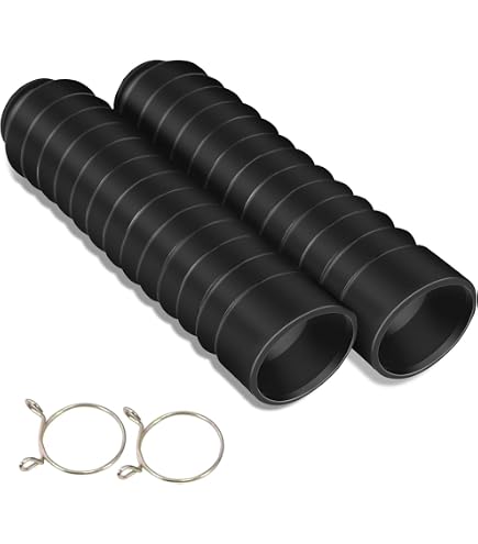 Joint Anti-poussière Pour Fourche VTT – Compatible 28,6 / 30 / 32 / 34 Mm – Lot De 2 En Caoutchouc Noir