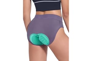 BERGRISAR 4D Padded Cycling Shorts Underwear Women Gel Liner Bike Bicycle Undershorts Cycle Shorts