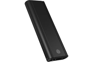 ‎ICY BOX ICY BOX M.2 SSD/NVMe Gehäuse, USB 3.2 (10 Gbit/s), Werkzeuglos, Kühlsystem, USB-C, USB-A, PCIe, M-Key, Extern, NVMe Adapter, Aluminium, Schwarz, IB-1807MT-C31